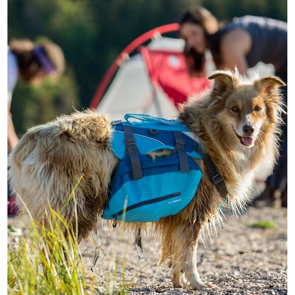 Kurgo Dog Baxter Saddlebag Backpack Harness M/L 27-40 in Chest Hiking Cargo Pack - Picture 3 of 15